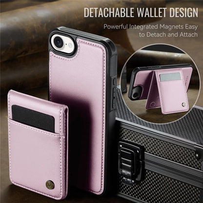 JEEHOOD For iPhone 17e / 16e Leather Back Cover Compatible with MagSafe  J06 Phone Case with Card Bag RFID Blocking