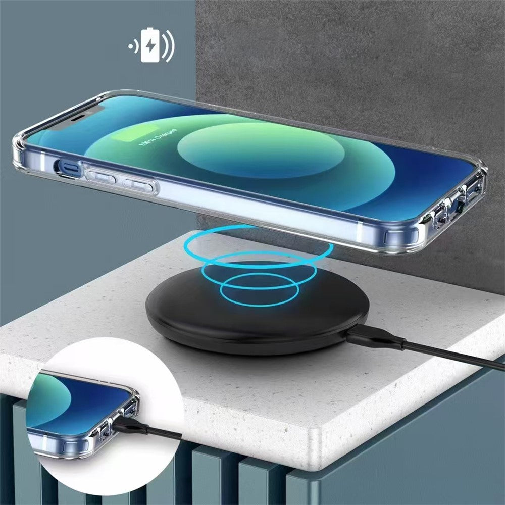 SHANWO For iPhone 14 Pro Clear Phone Case 1.5mm Shockproof TPU Mobile Back Cover