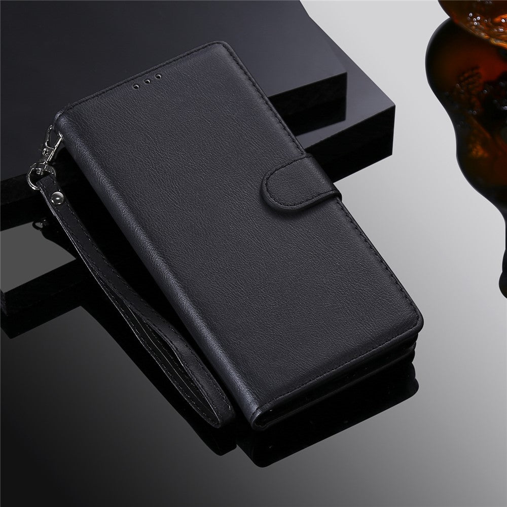 For iPhone 17e / 16e Case 2 in 1 Detachable Magnetic Leather Wallet Mobile Cover with Strap