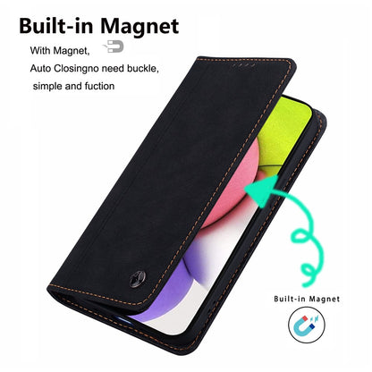 For iPhone 14 Pro Case Lines Pattern Wallet Leather Phone Cover with Strap