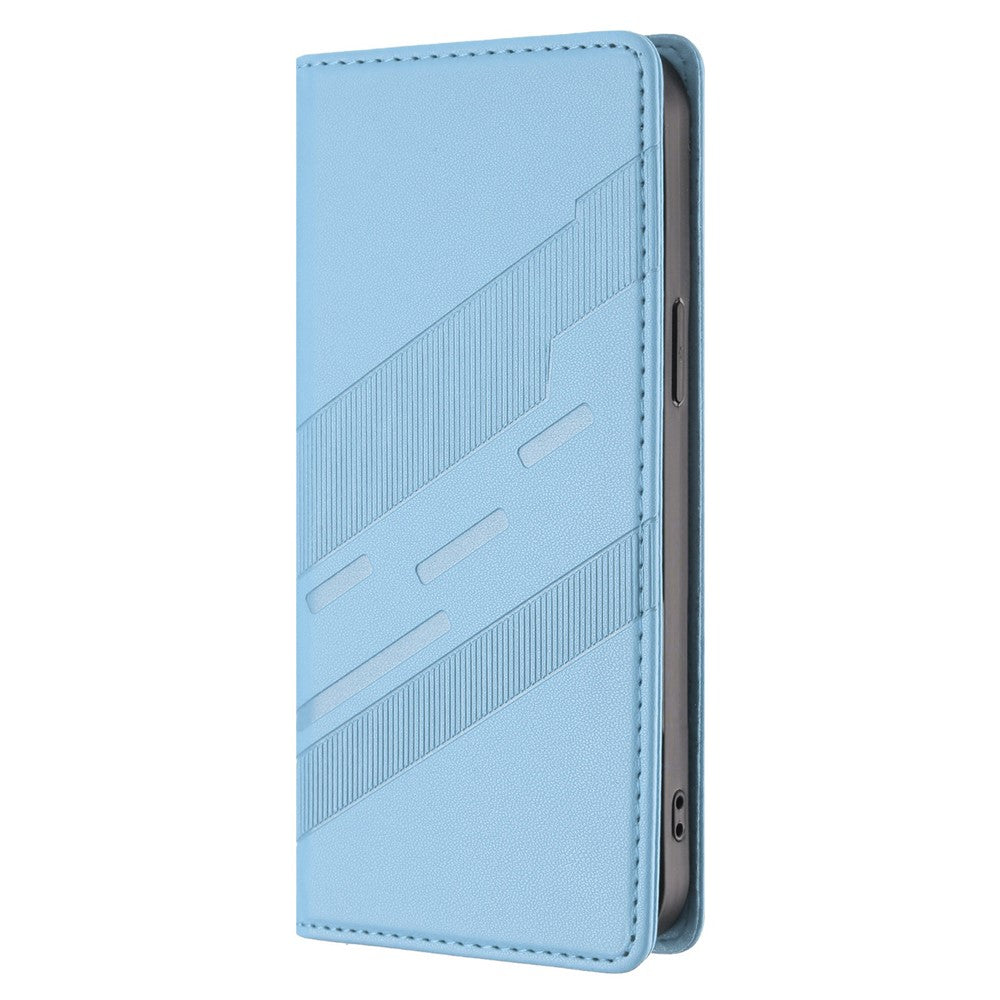 For iPhone 17e / 16e Case Punk Style  Imprinted Wallet Stand Folio Flip Leather Cover