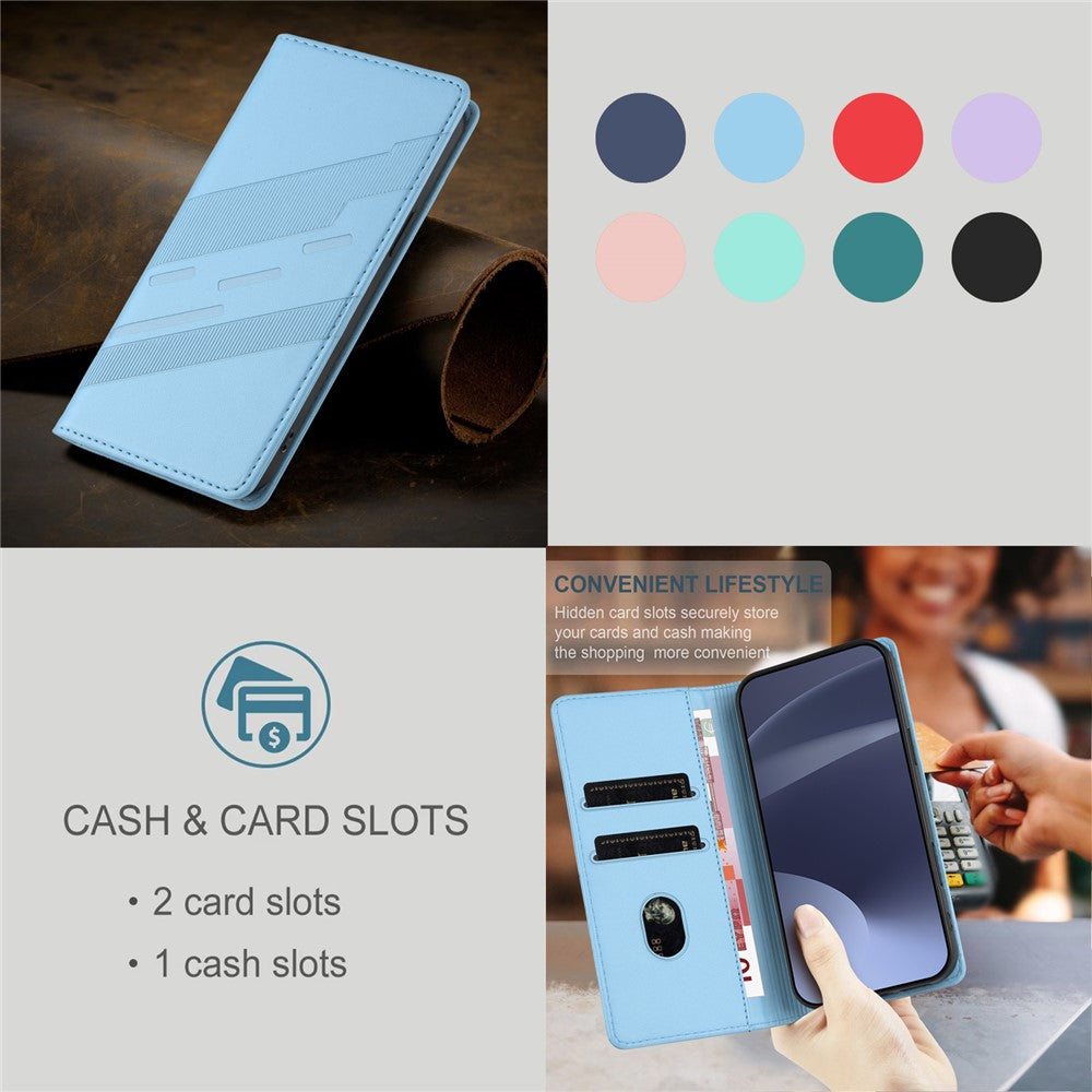 For iPhone 17e / 16e Case Punk Style  Imprinted Wallet Stand Folio Flip Leather Cover