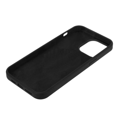 For iPhone 14 Pro Max Solid Silicone Shock-Absorb Case Soft Anti-Scratch Fiber Lining Cushion Shell Phone Cover