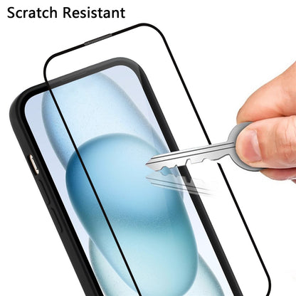 WANLONFENG LM Series For iPhone 17e / 16e Clear Phone Case Compatible with MagSafe with Screen Film (Big Lens Hole)