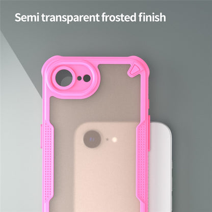 WANLONFENG MFFJ Series For iPhone 17e / 16e Case Anti Drop TPU + Acrylic Phone Back Cover with Screen Film