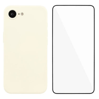 WANLONFENG RB2 Series for iPhone 17e / 16e Case Soft TPU Phone Cover with Screen Protector