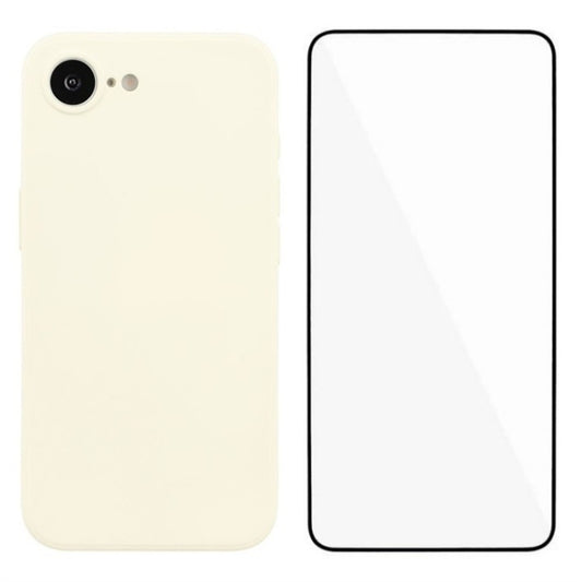 WANLONFENG RB2 Series for iPhone 17e / 16e Case Soft TPU Phone Cover with Screen Protector