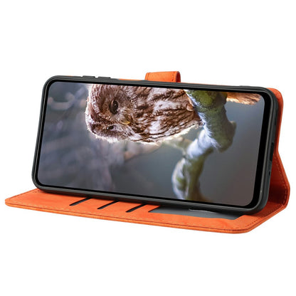 For iPhone 17e / 16e Case Owl Imprinted PU Leather Wallet Phone Cover with Wrist Strap