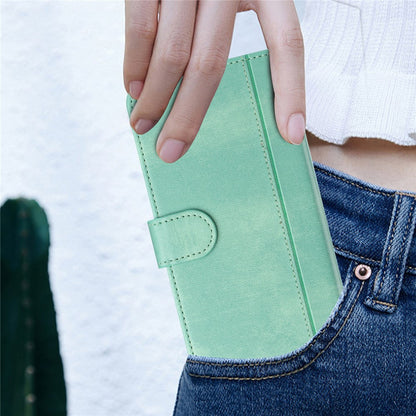 For iPhone 17e / 16e Case Wallet Stand Retro Texture Leather Phone Cover with Lanyard
