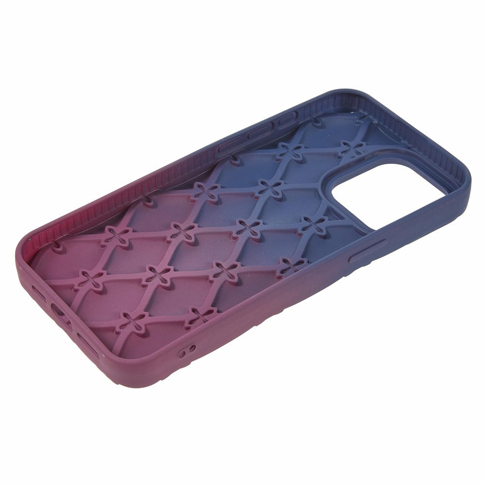 For iPhone 15 Pro Case Rhinestone Decor Rubberized TPU Phone Cover
