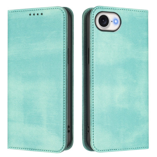 For iPhone 17e / 16e Wallet Cases Retro Texture RFID Blocking Leather Phone Cover