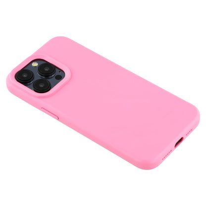 For iPhone 15 Pro Case 2.0mm Thick Solid Color Soft TPU Phone Back Cover Large Lens Cutout