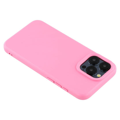 For iPhone 15 Pro Case 2.0mm Thick Solid Color Soft TPU Phone Back Cover Large Lens Cutout