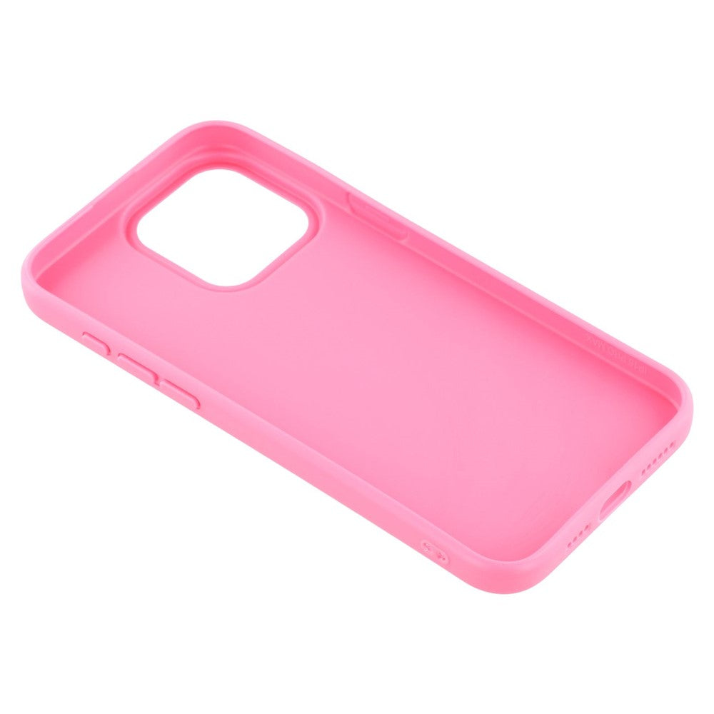 For iPhone 15 Pro Case 2.0mm Thick Solid Color Soft TPU Phone Back Cover Large Lens Cutout