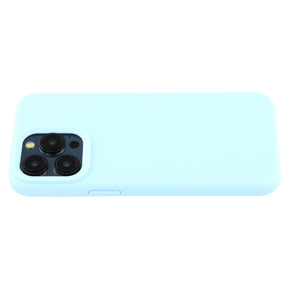 For iPhone 15 Pro Case 2.0mm Thick Solid Color Soft TPU Phone Back Cover Large Lens Cutout