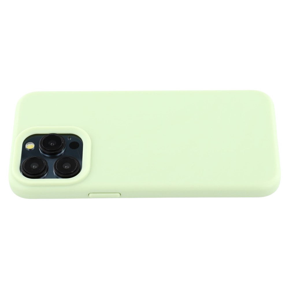For iPhone 15 Pro Case 2.0mm Thick Solid Color Soft TPU Phone Back Cover Large Lens Cutout