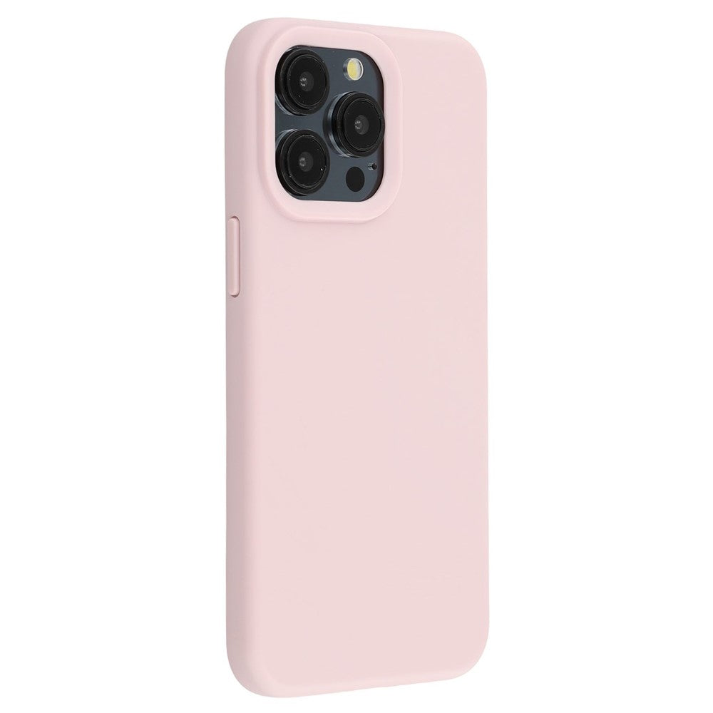 For iPhone 15 Pro Case 2.0mm Thick Solid Color Soft TPU Phone Back Cover Large Lens Cutout