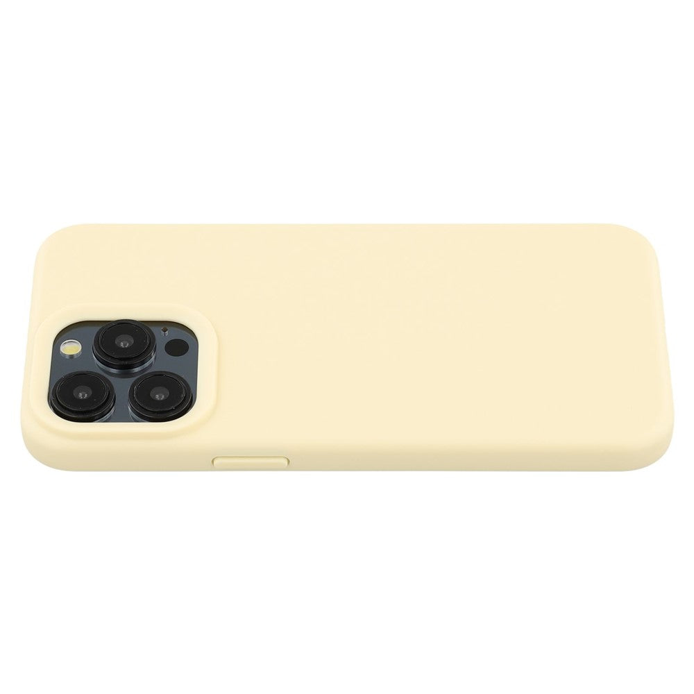 For iPhone 15 Pro Case 2.0mm Thick Solid Color Soft TPU Phone Back Cover Large Lens Cutout