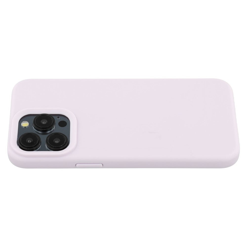 For iPhone 15 Pro Case 2.0mm Thick Solid Color Soft TPU Phone Back Cover Large Lens Cutout