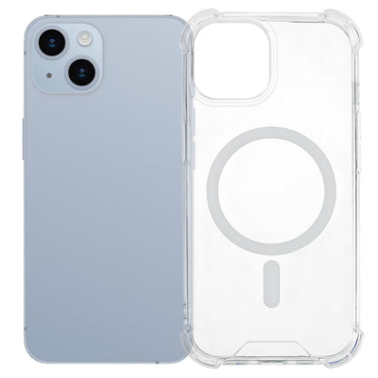 For iPhone 15 Plus / 14 Plus Case Compatible with MagSafe 1.5mm Shockproof Clear Phone Back Cover