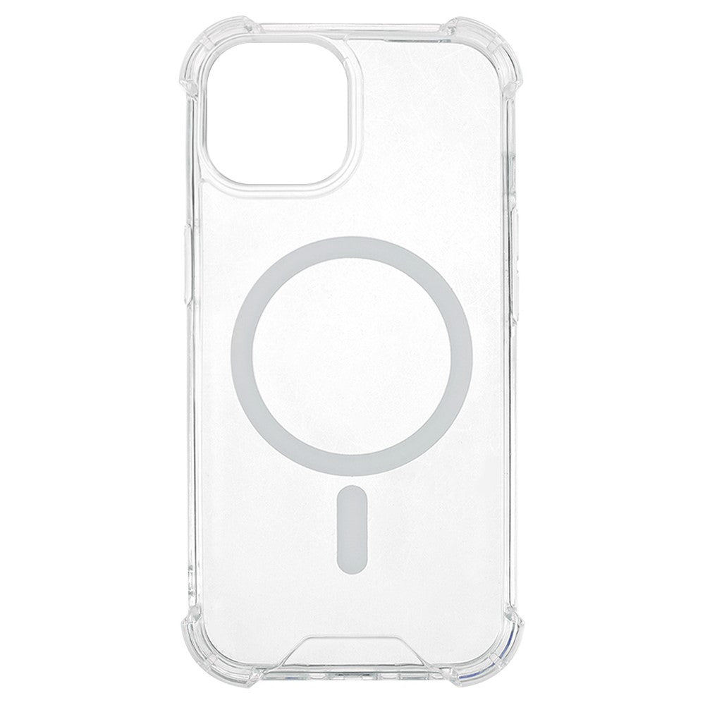 For iPhone 15 Plus / 14 Plus Case Compatible with MagSafe 1.5mm Shockproof Clear Phone Back Cover
