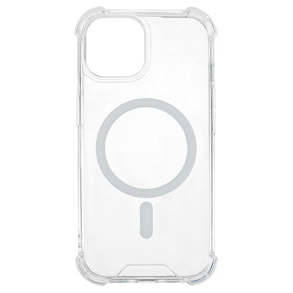 For iPhone 15 Plus / 14 Plus Case Compatible with MagSafe 1.5mm Shockproof Clear Phone Back Cover
