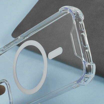 For iPhone 15 Plus / 14 Plus Case Compatible with MagSafe 1.5mm Shockproof Clear Phone Back Cover