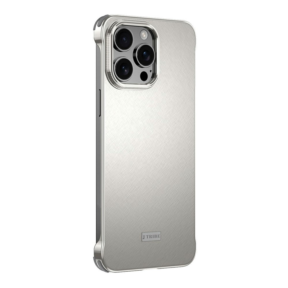 For iPhone 16 Pro Max Case PC + Silicone + Alloy Matte Phone Cover