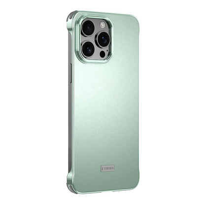 For iPhone 16 Pro Max Case PC + Silicone + Alloy Matte Phone Cover