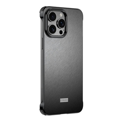 For iPhone 16 Pro Max Case PC + Silicone + Alloy Matte Phone Cover
