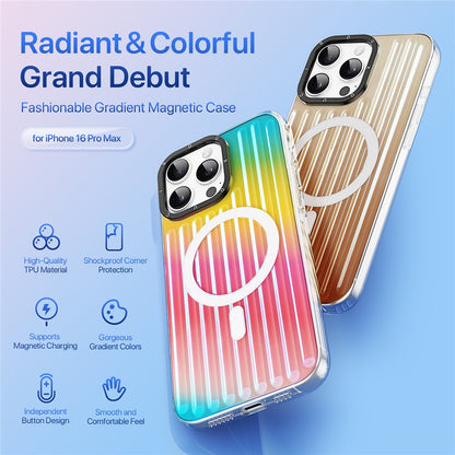 DUX DUCIS For iPhone 16 Pro Max Case  Zest Series Compatible with MagSafe Gradient TPU + PET Phone Cover
