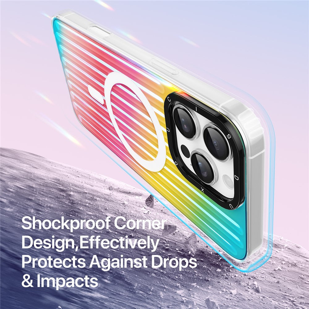 DUX DUCIS For iPhone 16 Pro Max Case  Zest Series Compatible with MagSafe Gradient TPU + PET Phone Cover