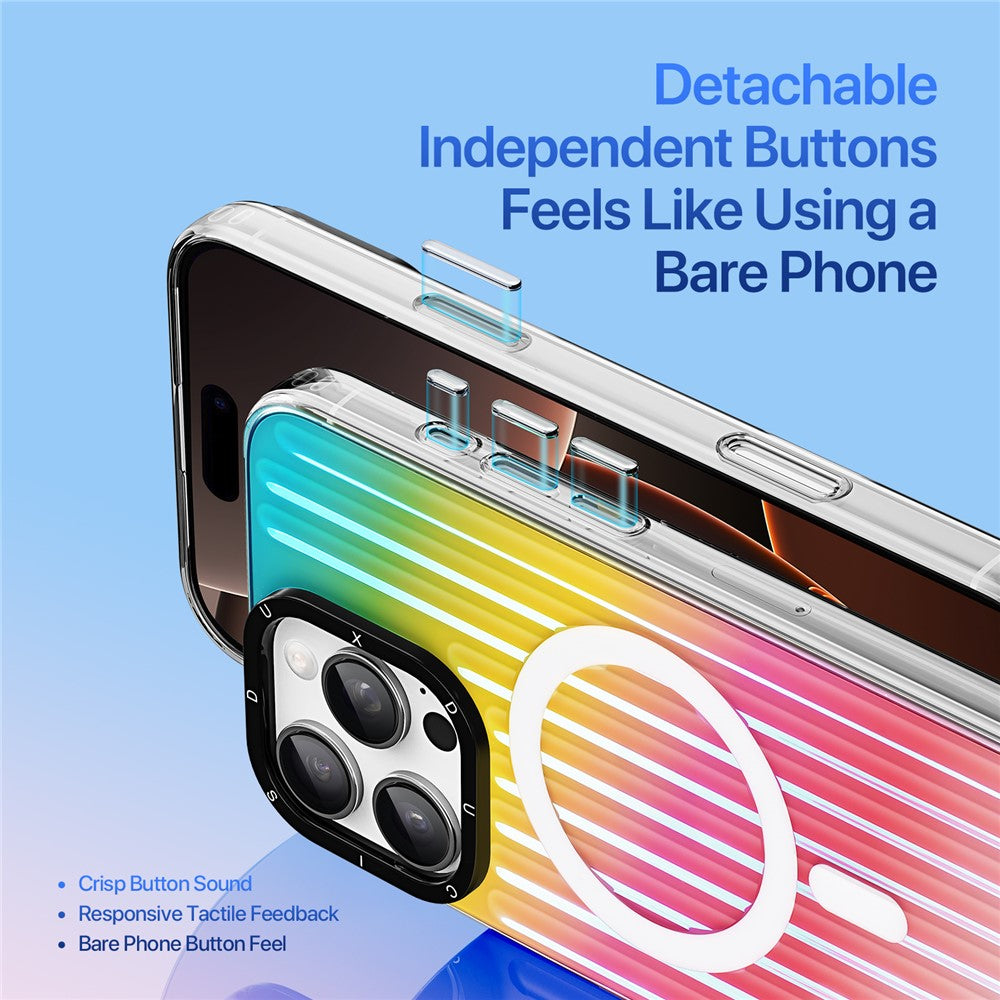 DUX DUCIS For iPhone 16 Pro Max Case  Zest Series Compatible with MagSafe Gradient TPU + PET Phone Cover