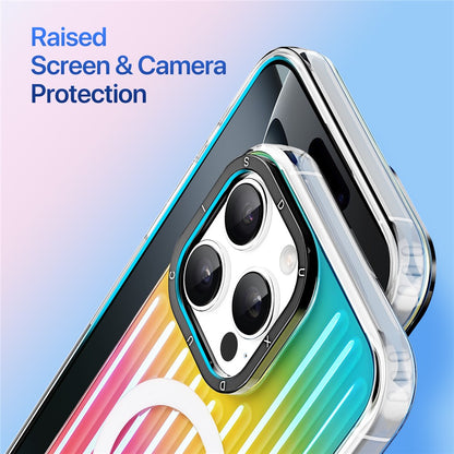 DUX DUCIS For iPhone 16 Pro Max Case  Zest Series Compatible with MagSafe Gradient TPU + PET Phone Cover
