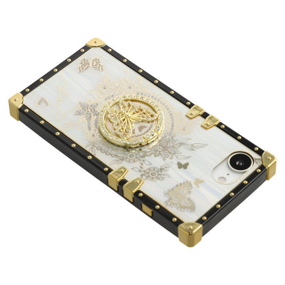 For iPhone 17e / 16e Cases Rhinestone Decor Butterfly Pattern TPU + PC Phone Cover