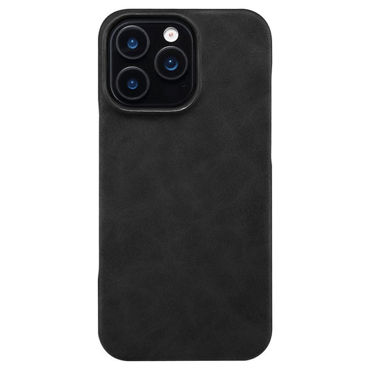 For iPhone 16 Pro Case Compatible with MagSafe Retro Leather + PC Back Cover