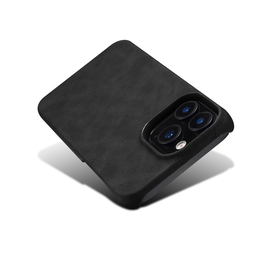 For iPhone 16 Pro Case Compatible with MagSafe Retro Leather + PC Back Cover