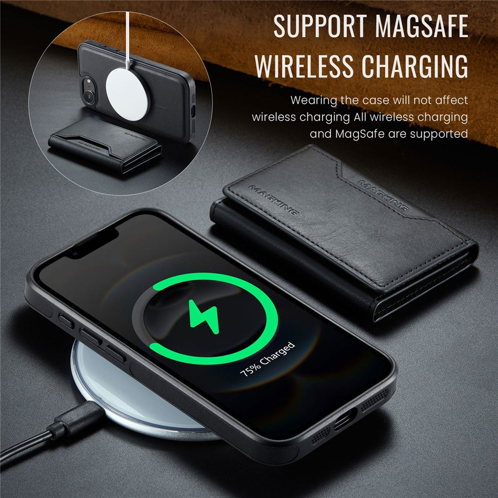 MAGKING K2 Series For iPhone 17e / 16e Case Compatible with MagSafe PC + TPU + PU Phone Cover