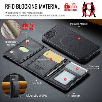 MAGKING K2 Series For iPhone 17e / 16e Case Compatible with MagSafe PC + TPU + PU Phone Cover