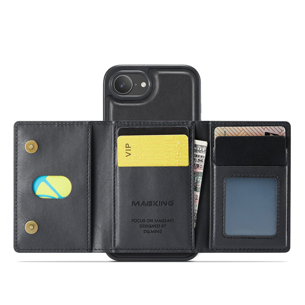 MAGKING K2 Series For iPhone 17e / 16e Case Compatible with MagSafe PC + TPU + PU Phone Cover
