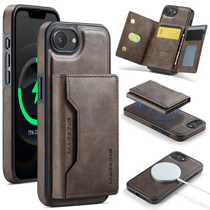 MAGKING K2 Series For iPhone 17e / 16e Case Compatible with MagSafe PC + TPU + PU Phone Cover