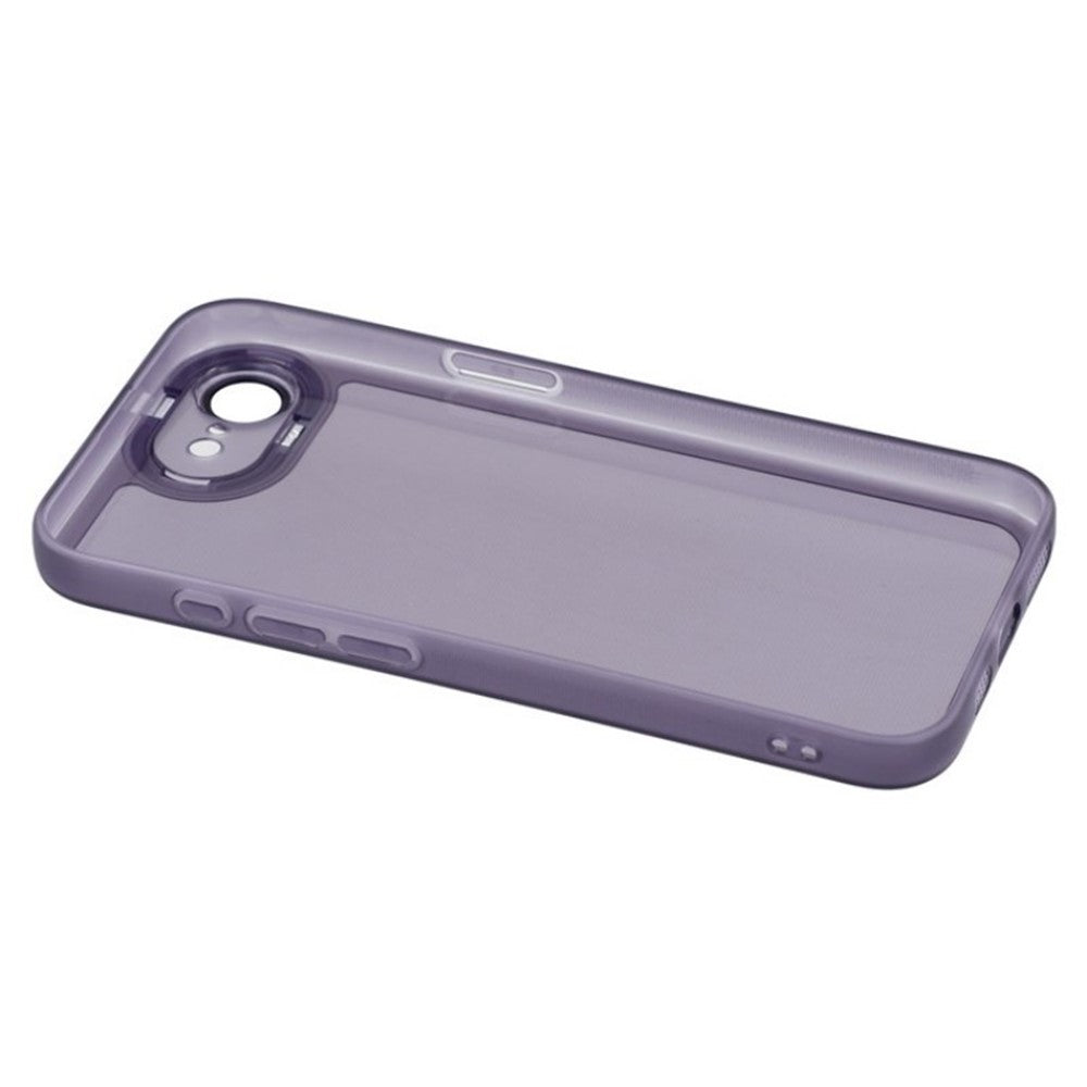 WANLONFENG For iPhone 17e / 16e TPU Case  DKSM Series Electroplated Frame Back Cover with Tempered Glass