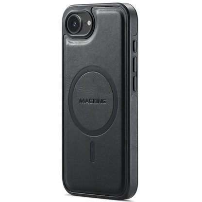 MAGKING K1 Series For iPhone 17e / 16e Magnetic Case PC + TPU + PU Leather Phone Cover