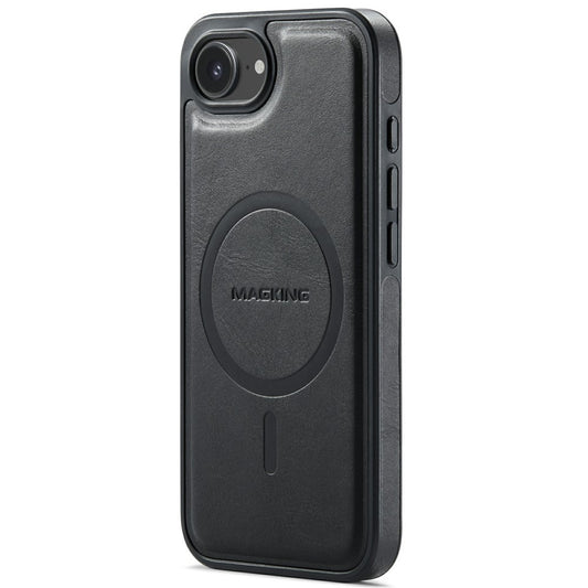MAGKING K1 Series For iPhone 17e / 16e Magnetic Case PC + TPU + PU Leather Phone Cover