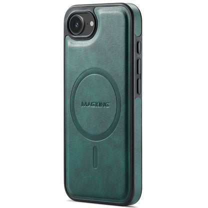 MAGKING K1 Series For iPhone 17e / 16e Magnetic Case PC + TPU + PU Leather Phone Cover