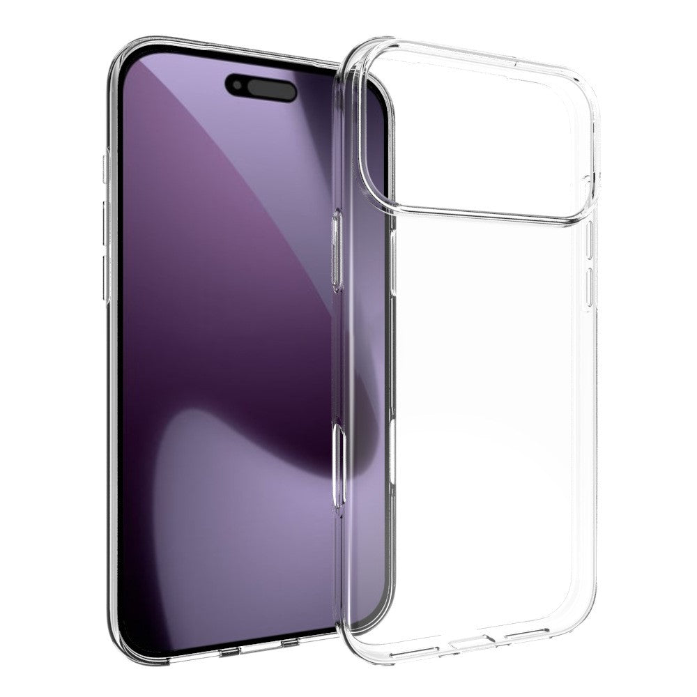 For iPhone 17 Pro Max Case Watermark Resistant TPU Clear Phone Back Cover