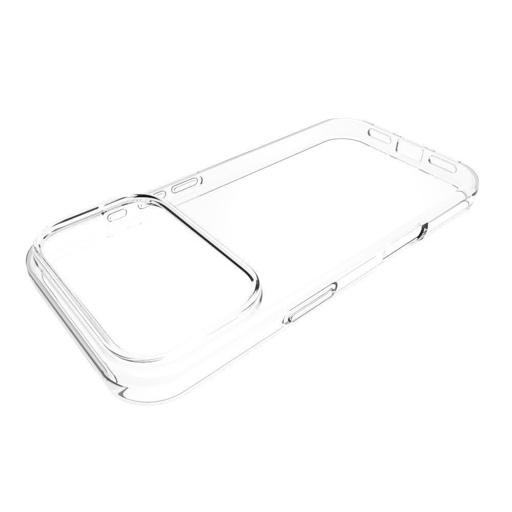For iPhone 17 Pro Case Watermark Resistant TPU Clear Phone Back Cover