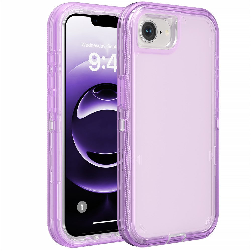 For iPhone 17e / 16e Case 3 in 1 Detachable Shockproof TPU + PC Phone Back Cover