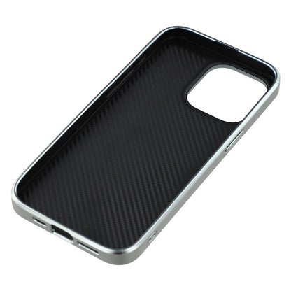 For iPhone 15 Pro Max Case Lacquered Epoxy Pattern TPU + Acrylic Phone Cover Large Camera Cutout