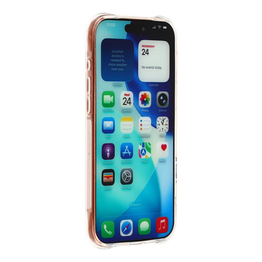 For iPhone 17 Pro TPU Phone Case Non Slip Transparent Mobile Phone Cover